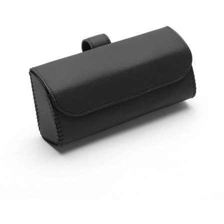 Bilglasögonfodral Bilglasögonhållare Bil Solskydd Läder Glasögonfodral Hållare Clip Glasögonhållare Solskydd med Rengöringsdukar för de flesta 