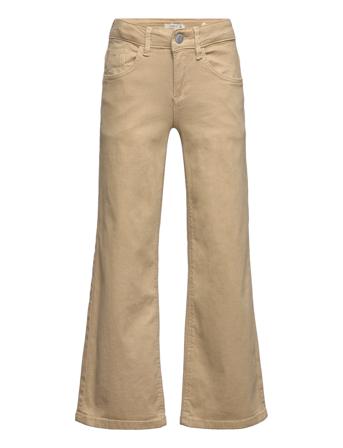 Nkfrose Wide Twi Pant 1115-Tp Noos Jeans Wide Jeans Beige Name It*Betinget Tilbud