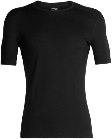 Icebreaker Men 200 Oasis SS Crewe Black