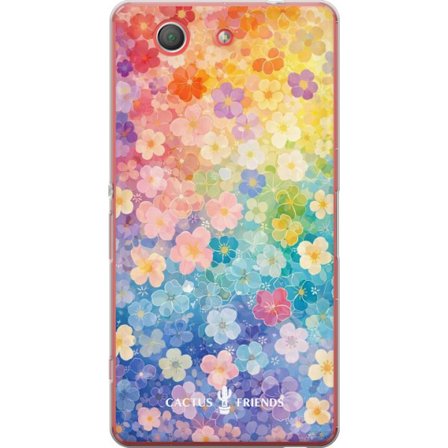 Yhteensopiva Puhelinkuori Sony Sony Xperia Z3 Compact Cactus and Friends – RainbowBloom