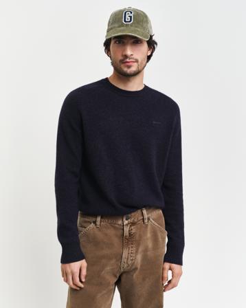 GANT Uomo - Maglia girocollo in misto lana - Taglia XXL - - Uomo - Knitwear