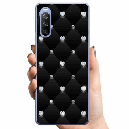 Sony Xperia 10 Iii Tpu Mobilskal Diamant Hjärta