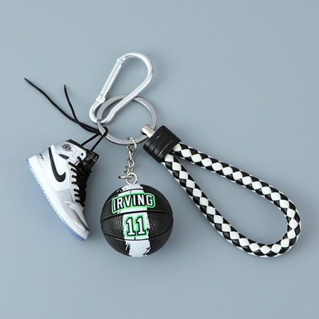 Basketballsko Nøglering Vedhæng DIY Taske Vedhæng Ny Nøglering