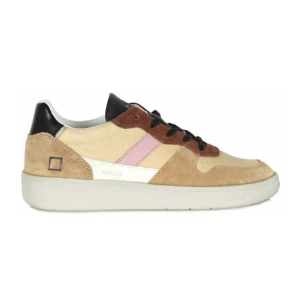 D.a.t.e. Sneakers , Beige , Dames , Maat: 38 EU