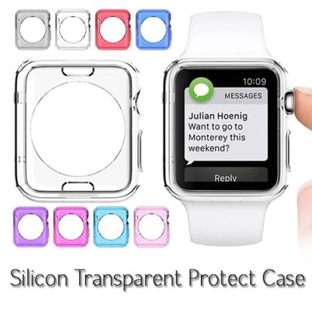 Apple Watch 42mm - ProGuard Originalskal (Silikon) CRYSTAL