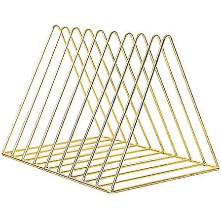 Avisstativ for skrivebord, jernlagringstativ, magasinorganisator