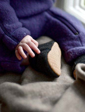 mikk-line Prewalker Felt - Black - 27-28