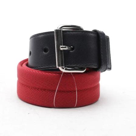 Prada Vintage, Pre-owned Cotton belts Rood, Heren, Maat:ONE Size