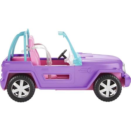 Barbie Bil – Beach Jeep I Lila, Fordon Med Plats För 2 Dockor Mix Color