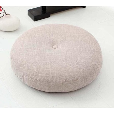 10cm/15cm 40/50/60cm Myk Tykk Rund Stolpute for Balkong Tatami Terrasse Karnapp Stue Gulv Hjem (40 x 40cm, Beige)
