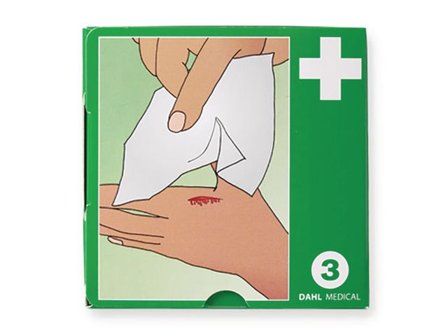 Dahl Medical Sårtvätt Nr.3 30/fp - Lyreco - Skyddsutrustning - Första Hjälpen - Förband och Refill