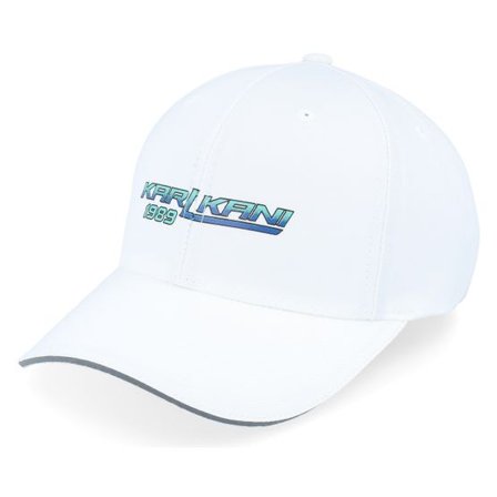 Karl Kani - Vit adjustable Keps - Kani Night Rider Reflective Cap White Adjustable @ Hatstore