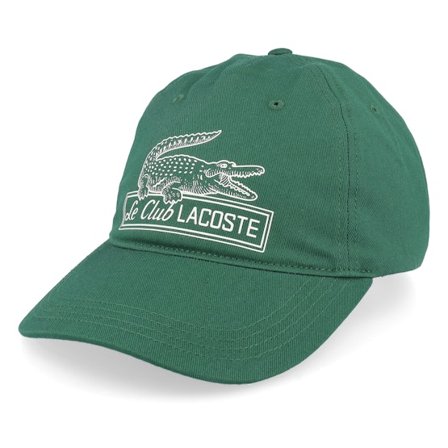 Lacoste - Le Club Green Dad Cap Unconstructed Green Cap - @ Hatstore