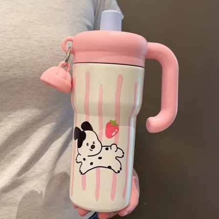 Pink-drikkedunk, højtæstetisk isoleret krus, 316 rustfrit stål is-krus, stor kapacitet bærbar termokrus til mænd