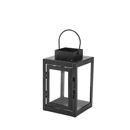 Lykter for stearinlys, hagelys, 2 stk. hengende små telyslykter, sorte lysholdere for innendørs og utendørs arrangementer