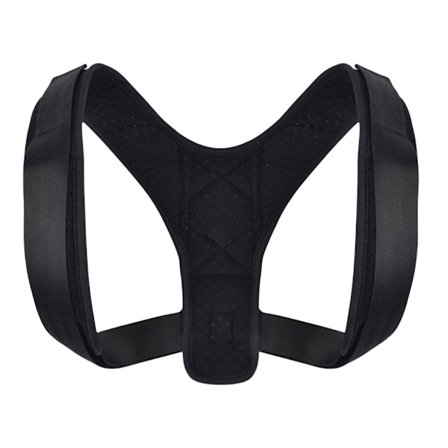 Holdningskorrigerende rygstøtte, justerbar øvre rygstøtte til kvinder og mænd