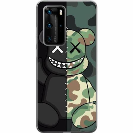 Huawei P40 Pro Genomskinligt Skal Army