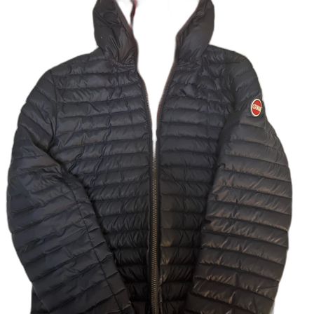 Mörkblå Colmar dunjacka med huva