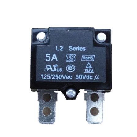2 stk. Relæ Sikring Strøm Overbelastningsbeskytter 5A 5A