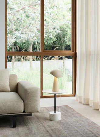 Align bordlampe - beige