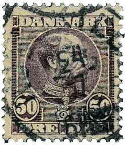 Danmark 1904 - AFA 50 - Stemplet