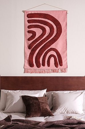 Jotex - Wandverkleidung Rosa/weinrot - MILLY - Kaufe Wanddeko bei Jotex