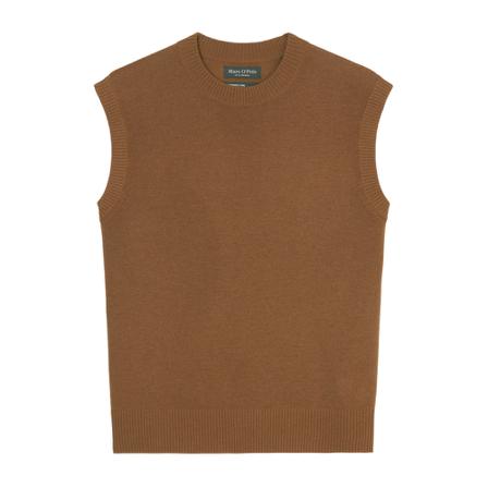 Marc O'Polo Sleveless Strik Brun, Herre Veste