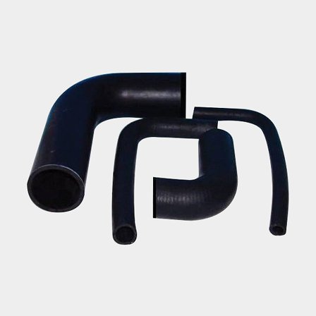 Kühlwasserschlauch, EPDM-Gummi, gewinkelt 90°, 50 mm (1 31/32"), 0.5 Meter, schwarz - Boot