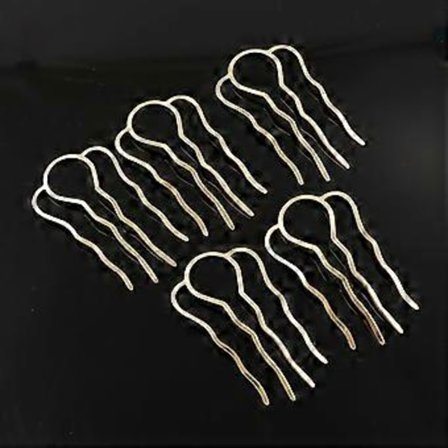 Moderne hårstylingværktøjer, hårnåle i messing til kvinder og børn, bryllupsdekorationstilbehør, gylden, 5 stk.