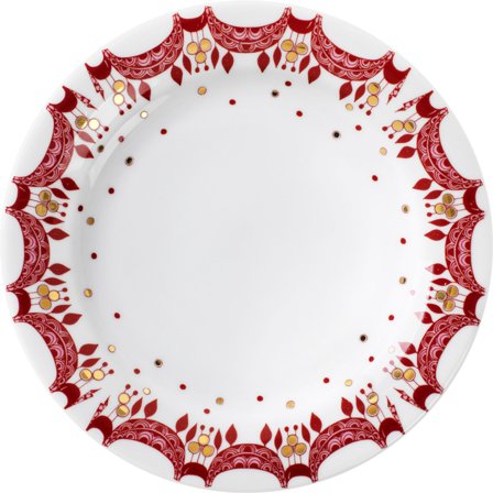 Bjørn wiinblad Guirlande juletallerken 20 cm. - Rød | KitchenOne