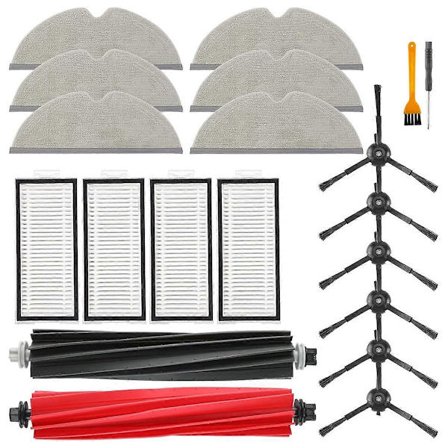 Til Roborock Q5 Pro / Q5 Pro+ / Q8 Max / Q8 Max+ robotstøvsuger hovedsidebørste Hepa filter moppeklud