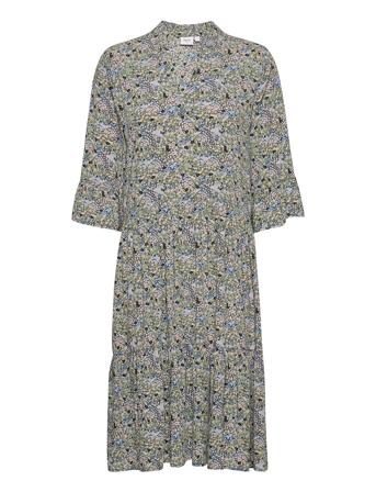 Edasz Dress Knelang Kjole Grønn Saint Tropez*Betinget Tilbud