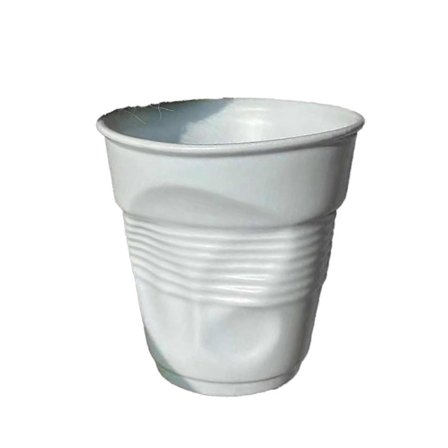 Elegant Fin Tekstur Kaffekop Keramisk Kreativ Uregelmæssig Form Vandkop til Hjemmet TXM