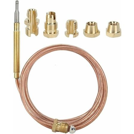 Universal gas termoelement kit ersättningstermoelement med muttrar för BBQ och grill (2 st)