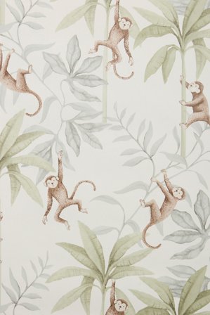 Newbie | Tapet Jungle Friends | Vit