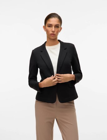 Vero Moda Vmjulia Ls Blazer Jrs Noos - Black - 42