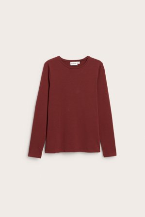 Kappahl | Bastopp med lång ärm Röd S | Röd