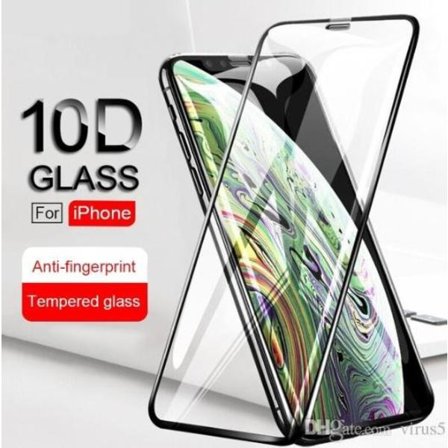 iPhone X, XS, XR, 11, 11 Pro, Pro Max 10D Tempered Glass Full Coverage