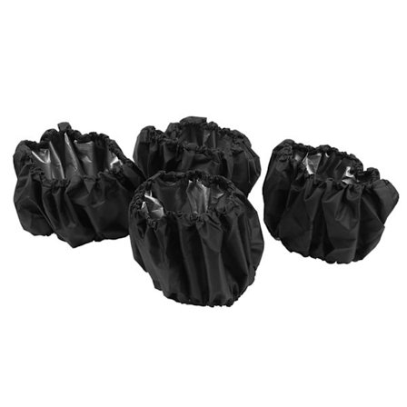 Svart Oxfordtyg Barnvagn Hjul Dammtätt Skydd Barnvagns Hjul Tillbehör