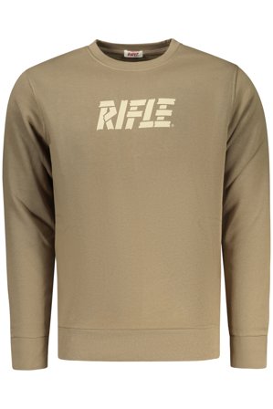 Rifle Felpa Senza Zip Uomo Marrone