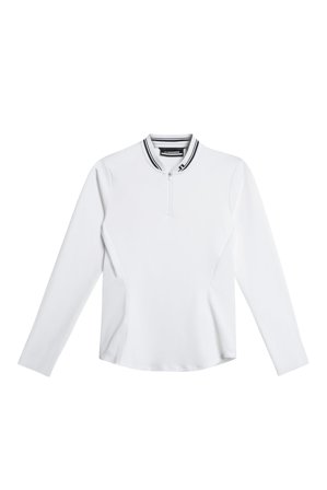 J.Lindeberg - Golf - Harper Quarter Zip Mid Layer - White - Kvinne - L