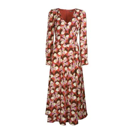 Maliparmi, Walp Aper Flow dress Rood, Dames, Maat:L,print