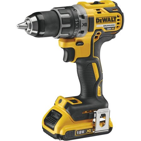 Dewalt DCD791D2 Skruvdragare med 2 st 2,0 Ah batterier och laddare, Elhandverktyg