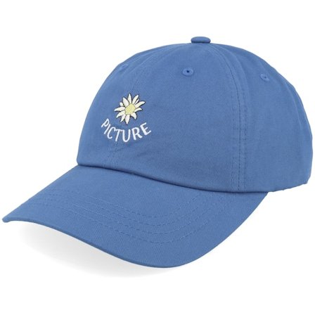 Picture - Blå unconstructed Caps - Atzan Serenity Blue Dad Cap @ Hatstore