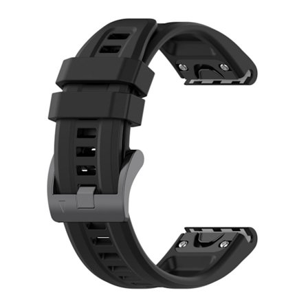 Garmin Fenix 5X Plus Klockarmband i Silikon - Svart