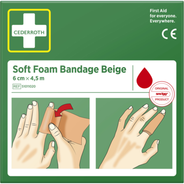 Gips Mykt Skum 6cm x4,5 M