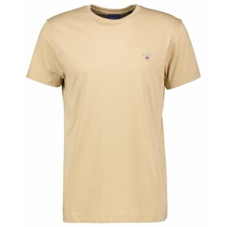 Gant - T-shirts - Beige - Herr - Storlek: 2xl, Herr, Storlek: 2XL