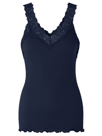 Rosemunde RWBernadine Organic Cotton SL Lace Top, Tøj & Bolig, Tøj, Toppe