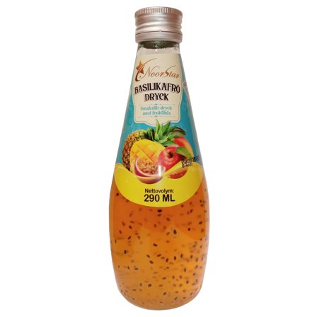 Fruktdryck med Basilikafrön Mix 290 ml