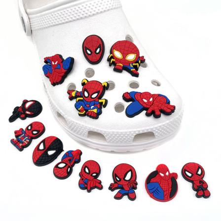 13 stk. Spider-Man Superhero søde Crocs DIY PVC skotilbehør